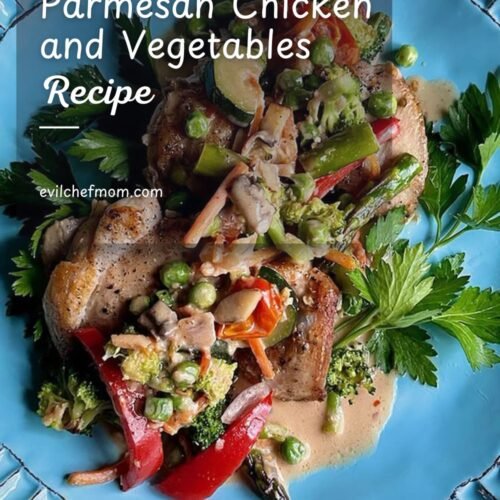 One-Pan Creamy Parmesan Chicken and Vegetables