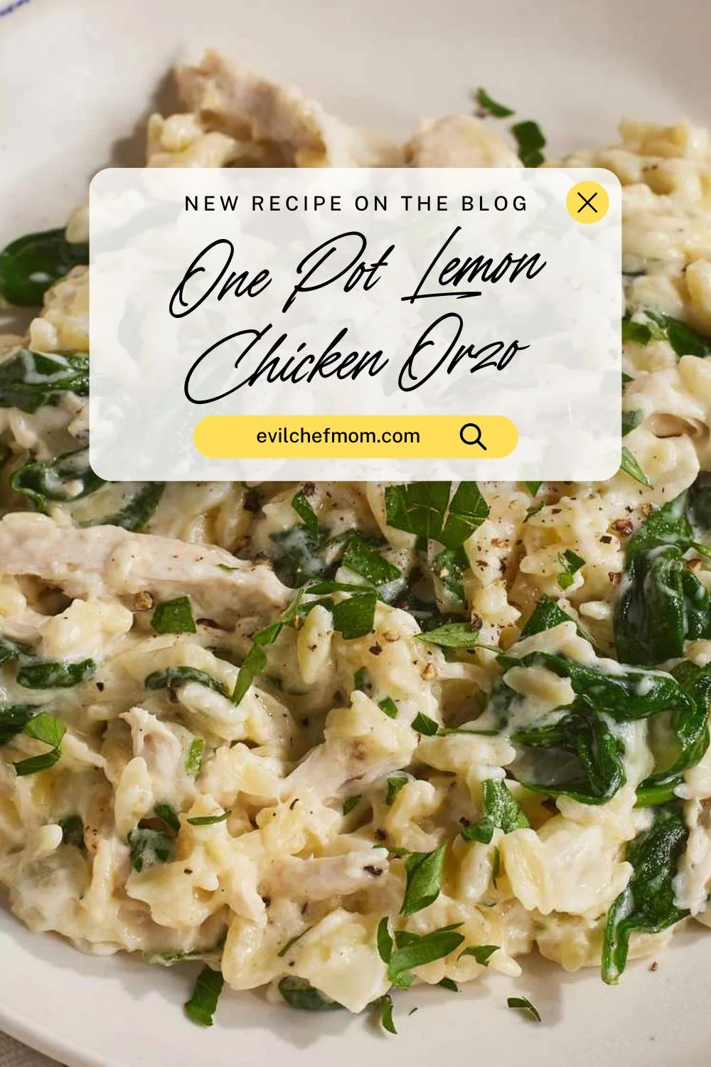 One Pot Lemon Chicken Orzo
