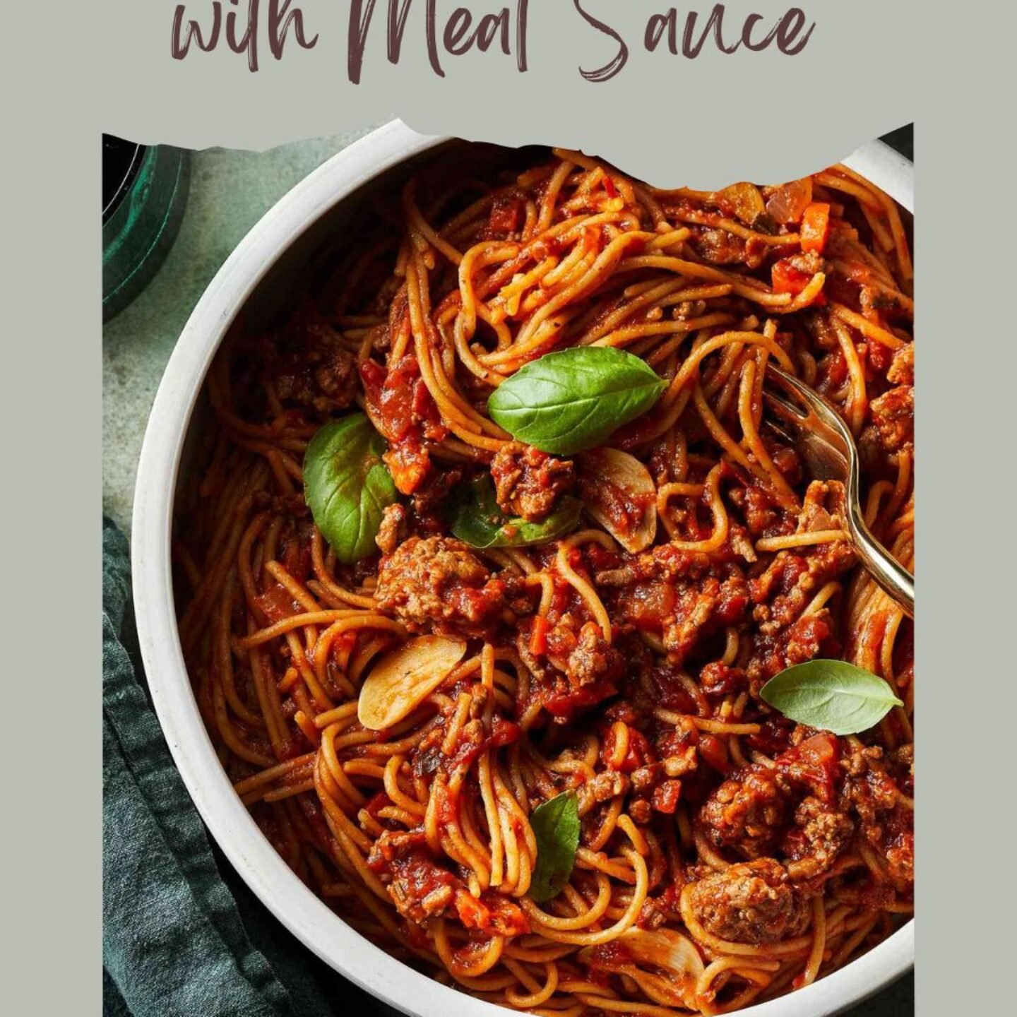 One-Pot Spaghetti with Meat Sauce