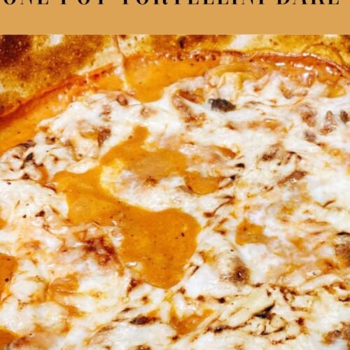 One Pot Tortellini Bake