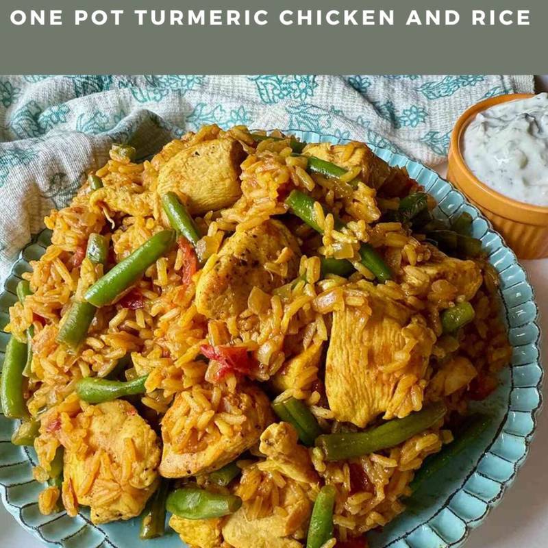 One Pot Turmeric Chicken and Rice