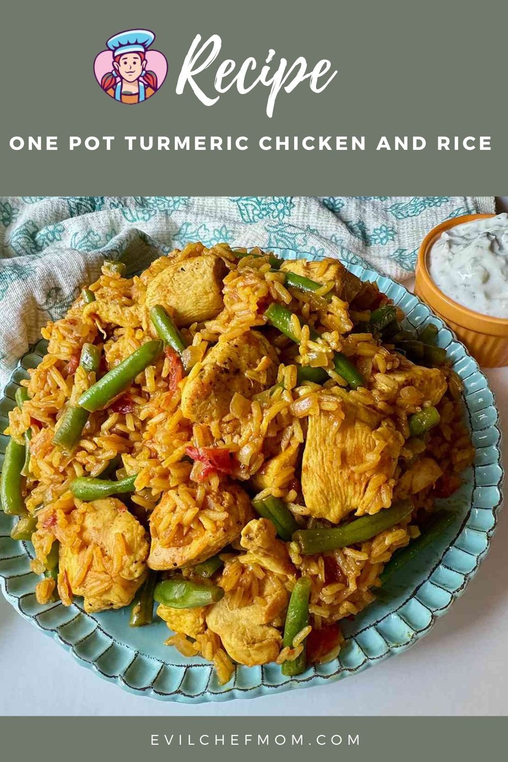 One Pot Turmeric Chicken and Rice