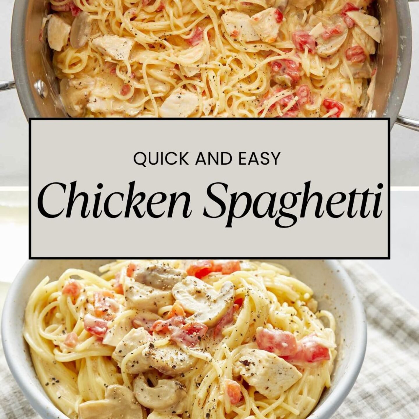 Quick and Easy Chicken Spaghetti
