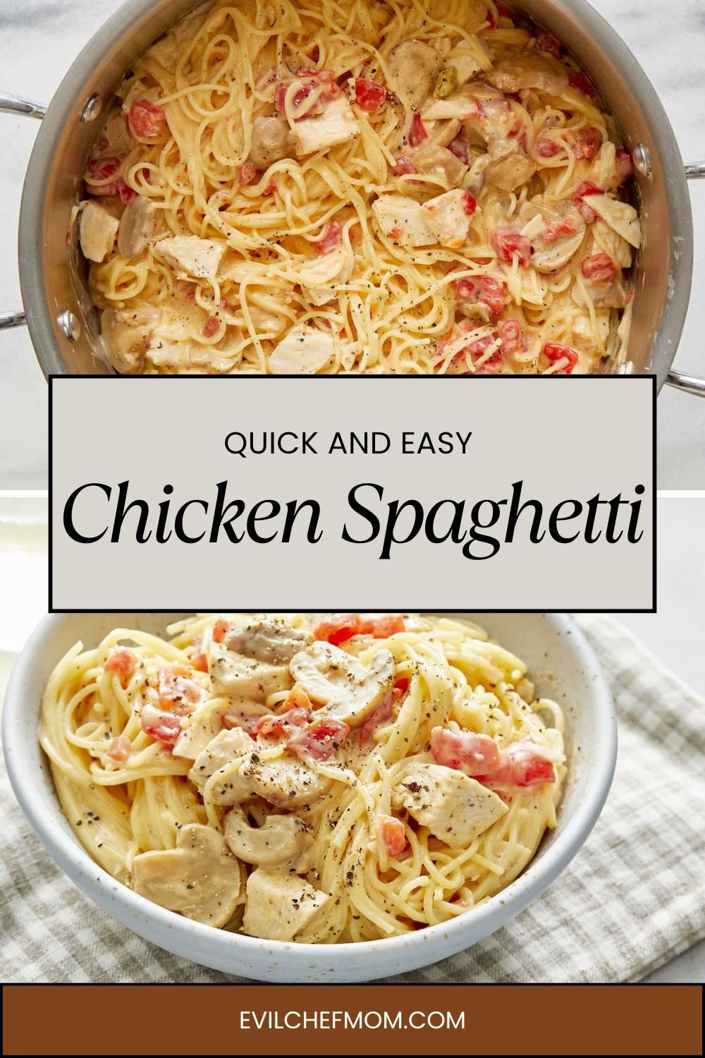 Quick and Easy Chicken Spaghetti
