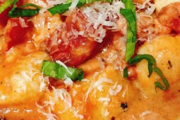 Quick and Easy Tomato Basil Gnocchi