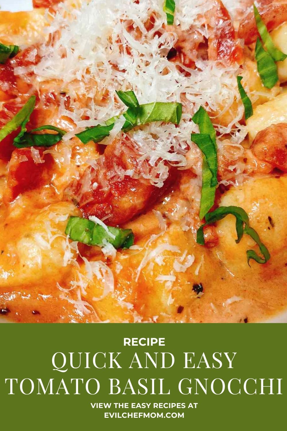 Quick and Easy Tomato Basil Gnocchi