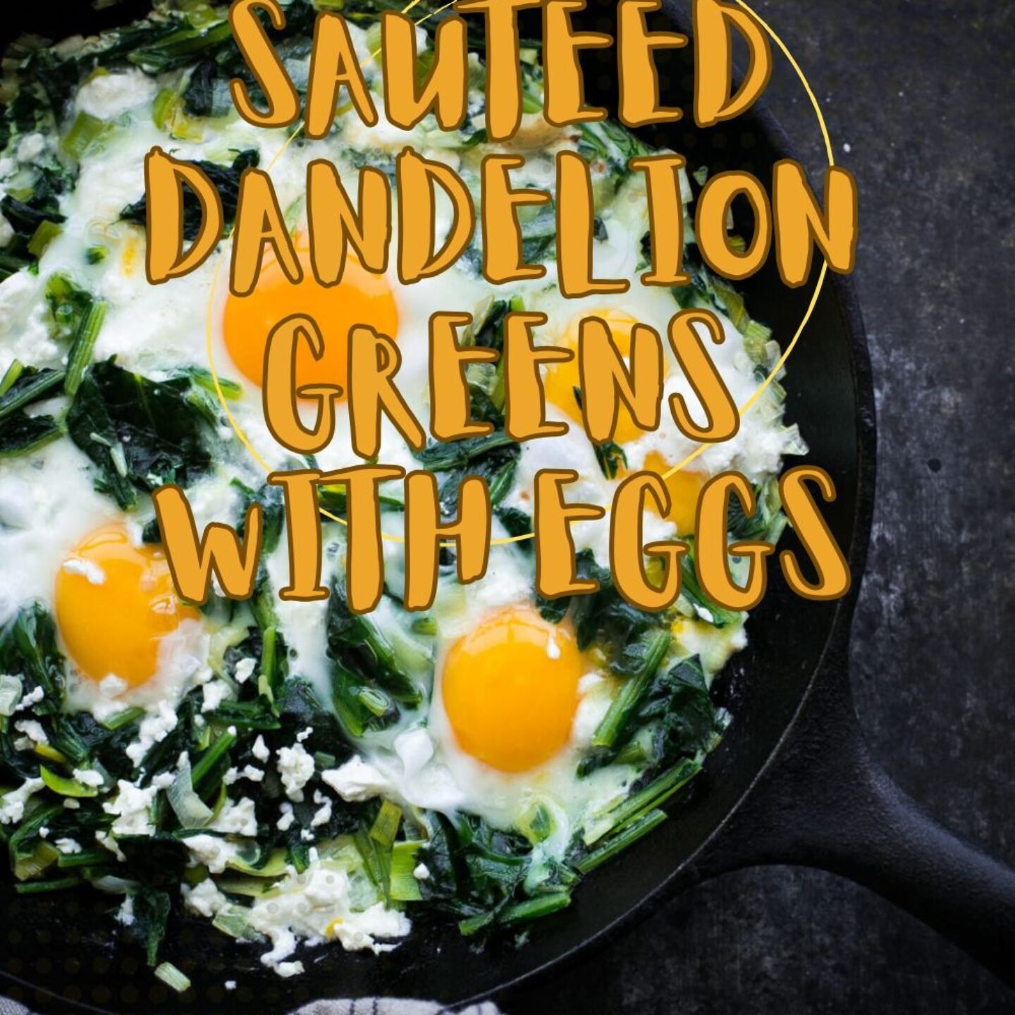 Sautéed Dandelion Greens with Eggs