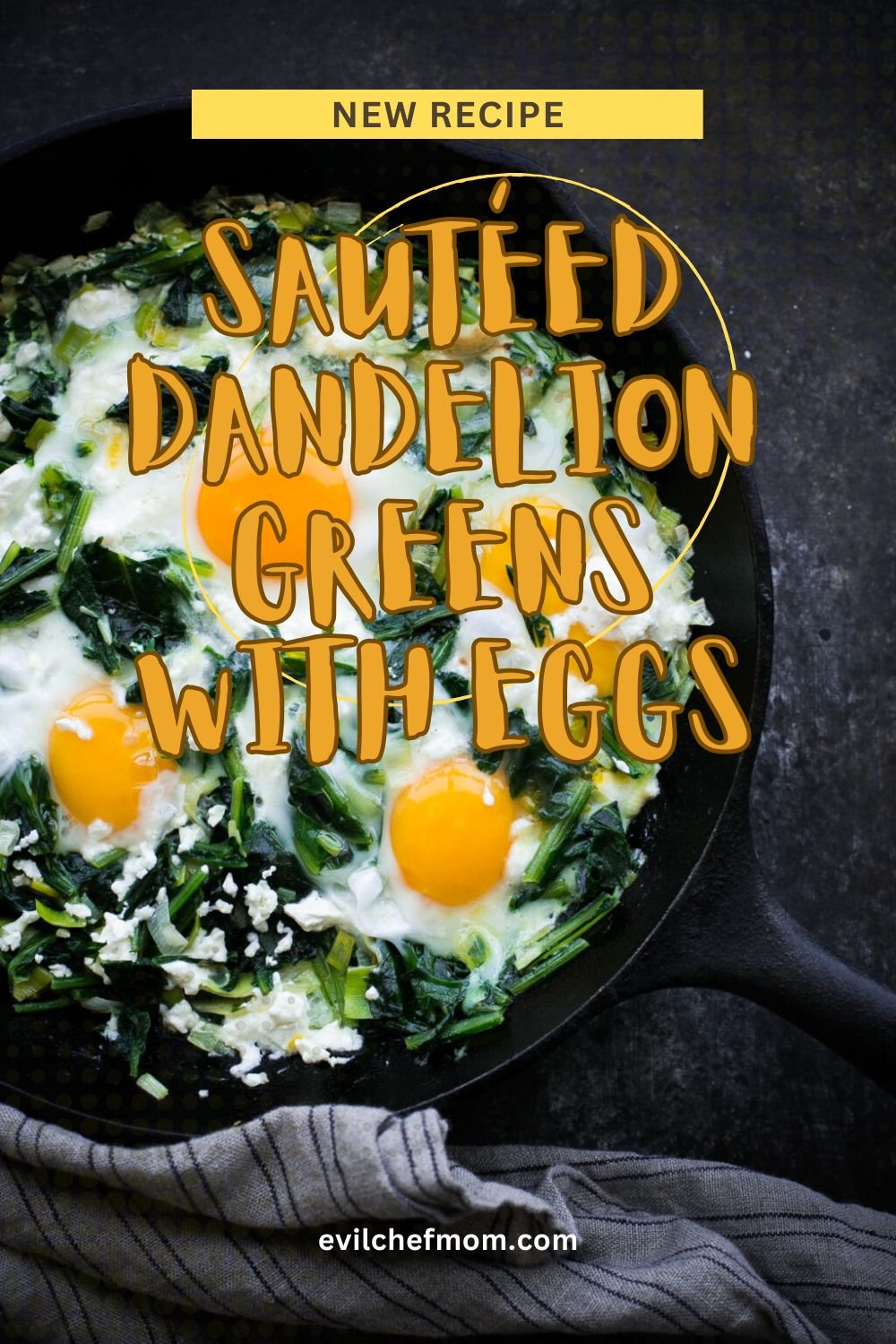 Sautéed Dandelion Greens with Eggs