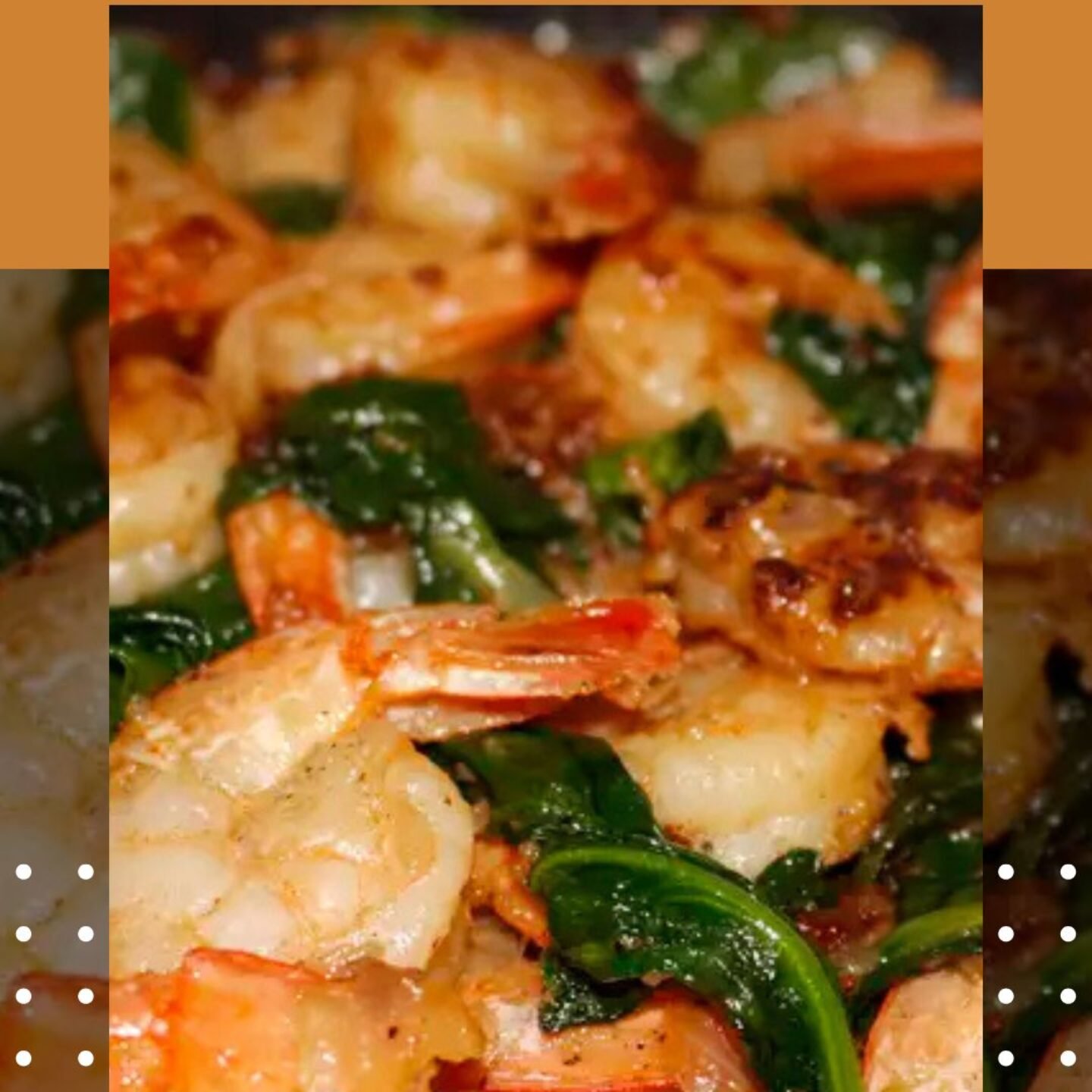 Sautéed Shrimp with Spinach