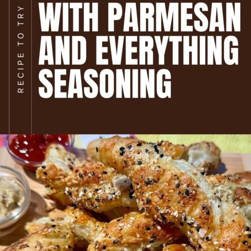 Savory Puff Pastry Twists with Parmesan and Everything Seasoning