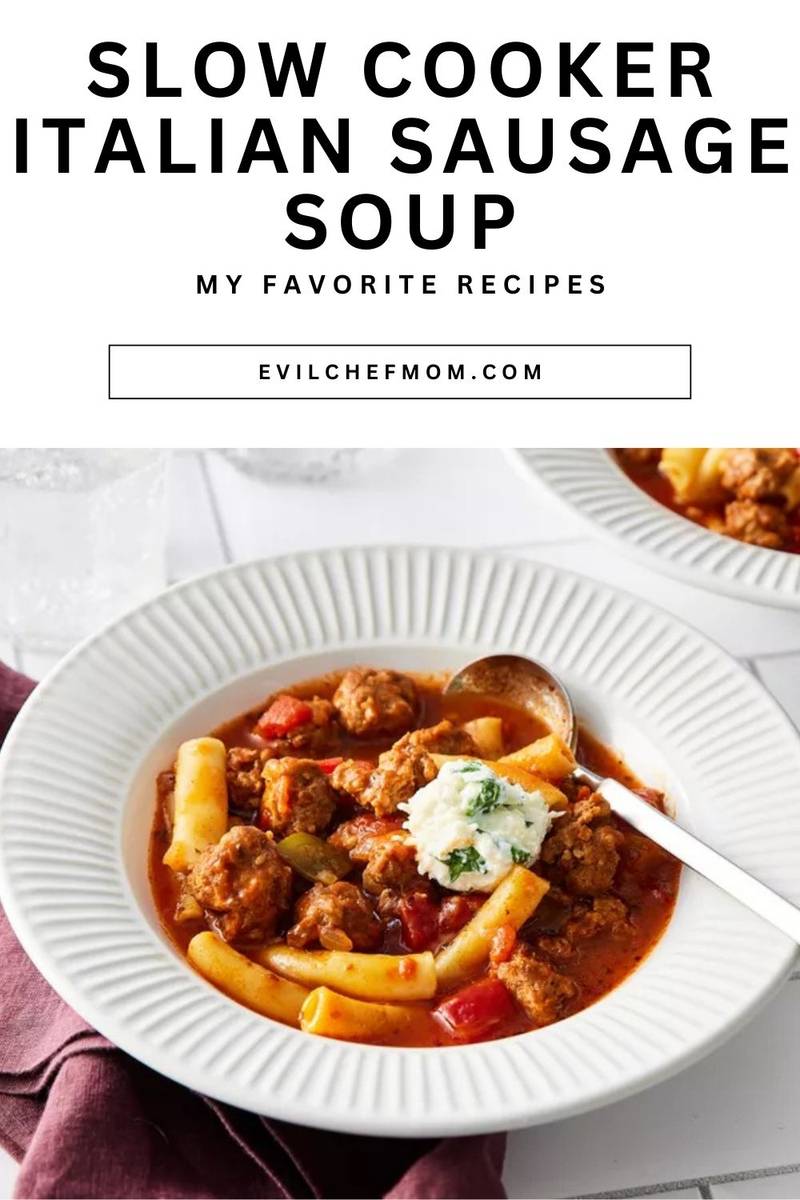 Slow Cooker Italian Sausage Soup