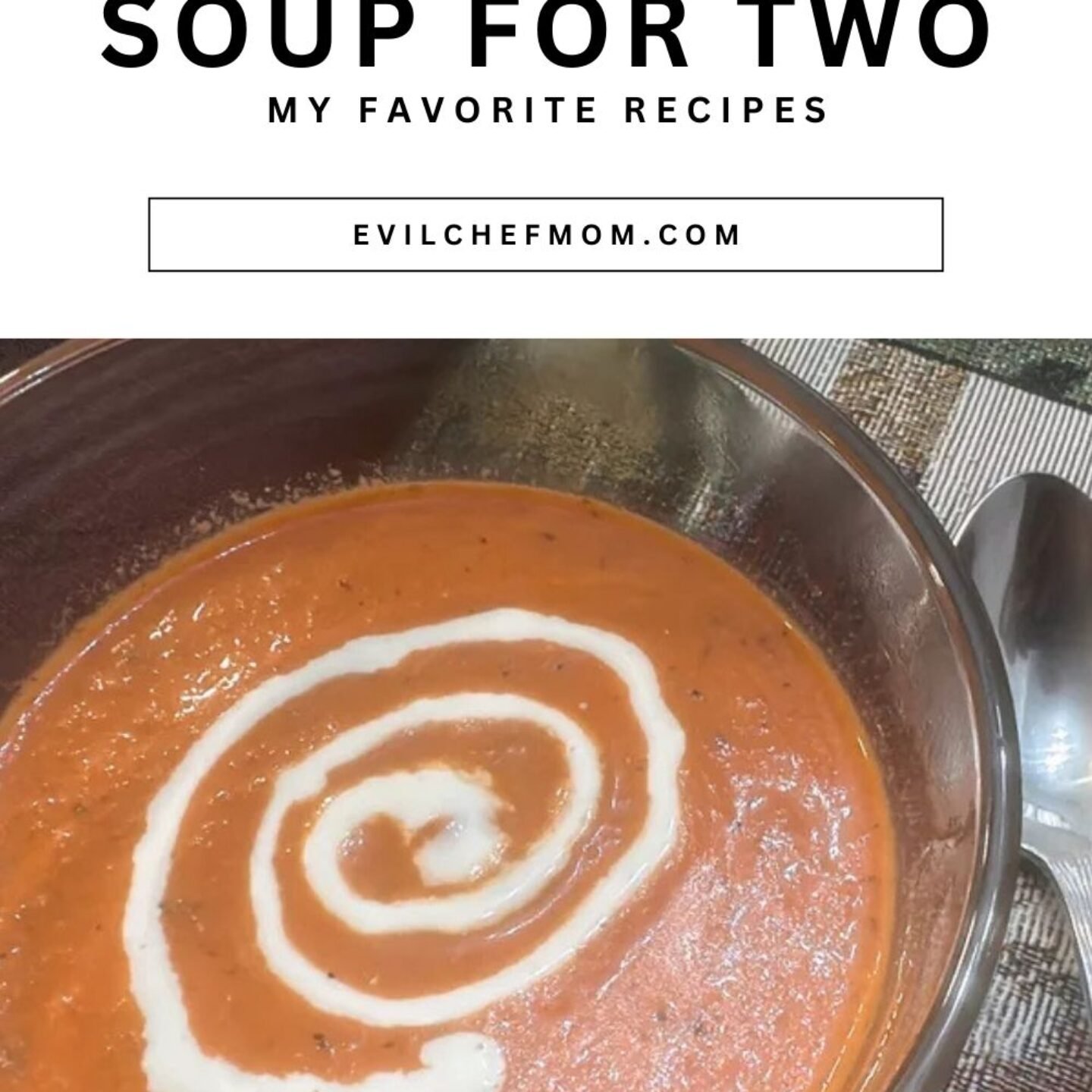 4-Ingredient Creamy Tomato Soup for Two