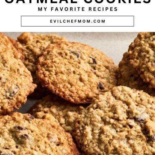 Chewy Chocolate Chip Oatmeal Cookies