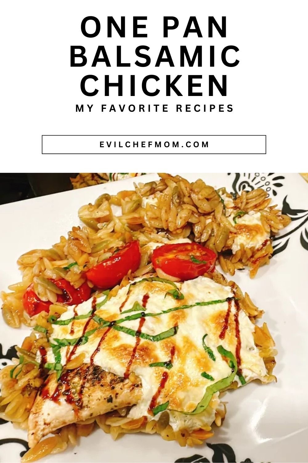 One Pan Balsamic Chicken