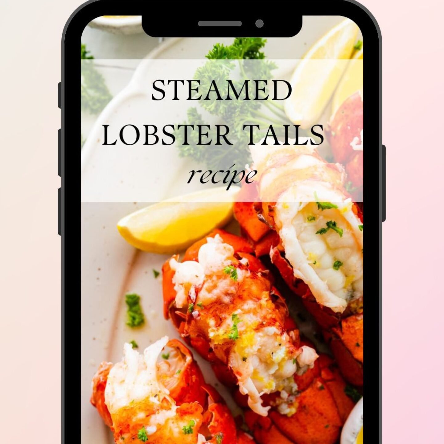 Steamed Lobster Tails