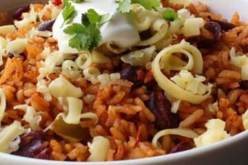 The Best Baked Rice and Beans