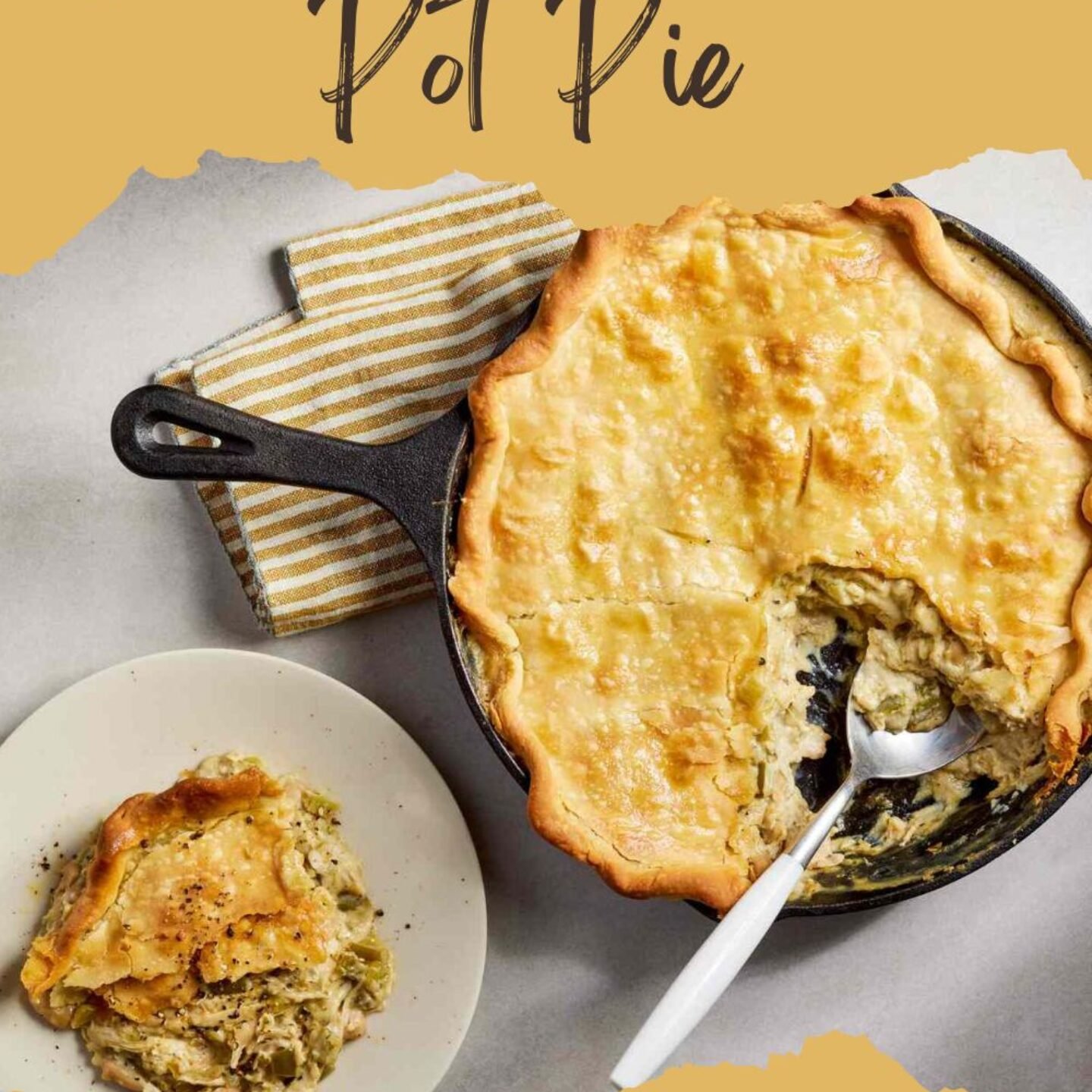 White Chicken Chili Pot Pie