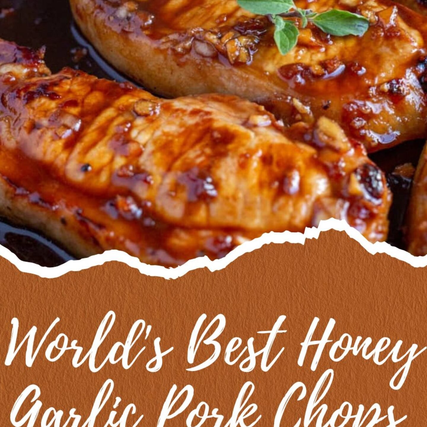 World’s Best Honey Garlic Pork Chops