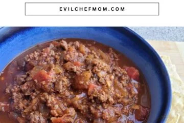 No-Beans-About-It Chili