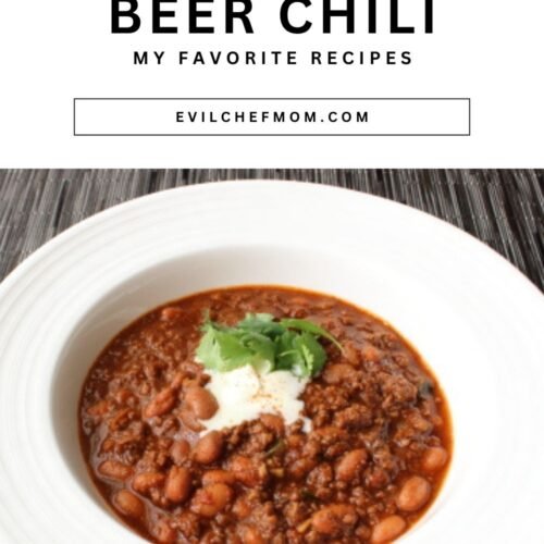 Beef, Bean, and Beer Chili