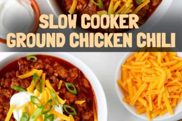 Slow Cooker Ground Chicken Chili