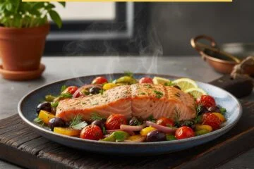 15-Min One-Pan Mediterranean Salmon