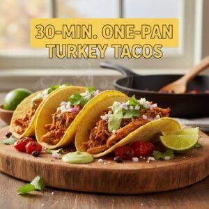 30-Min. One-Pan Turkey Tacos