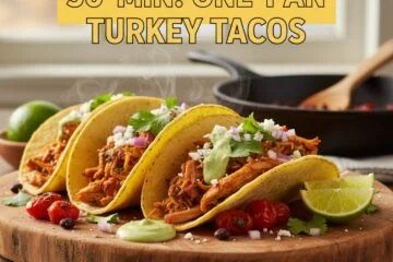 30-Min. One-Pan Turkey Tacos
