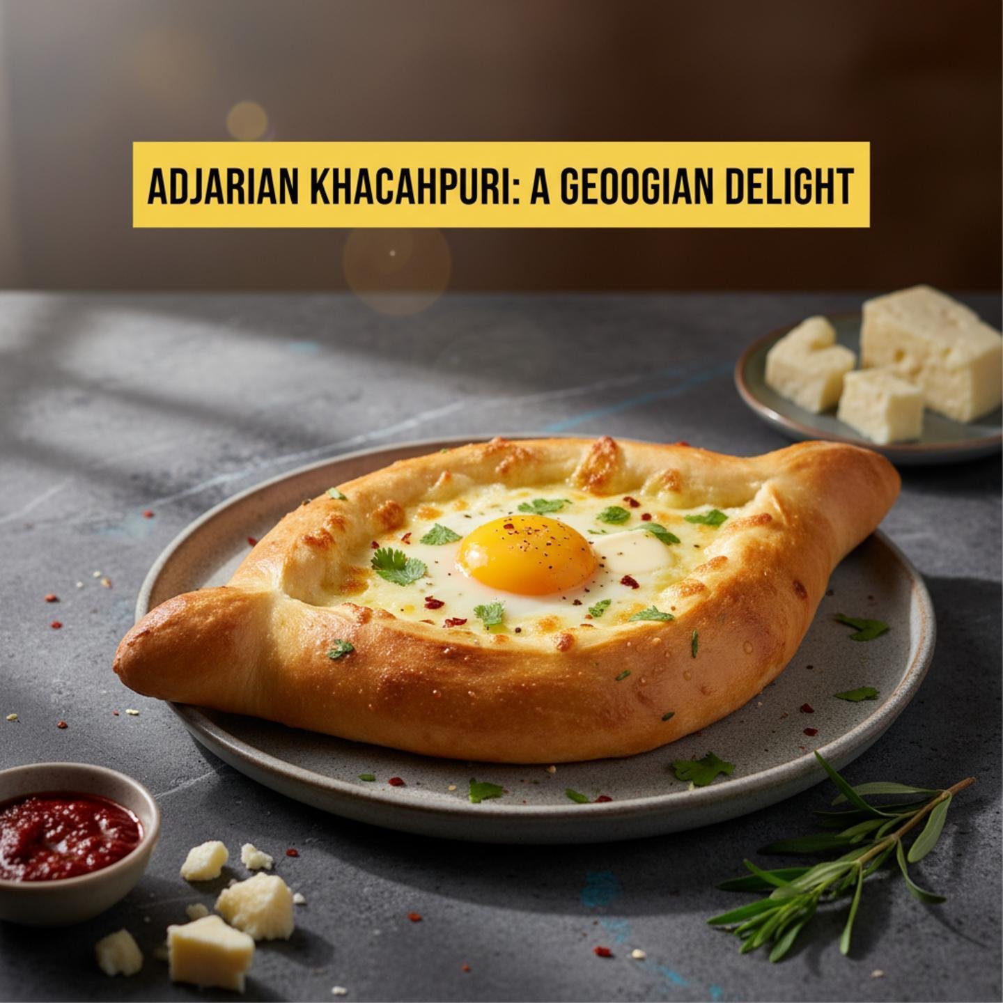 Adjarian Khachapuri: A Georgian Delight