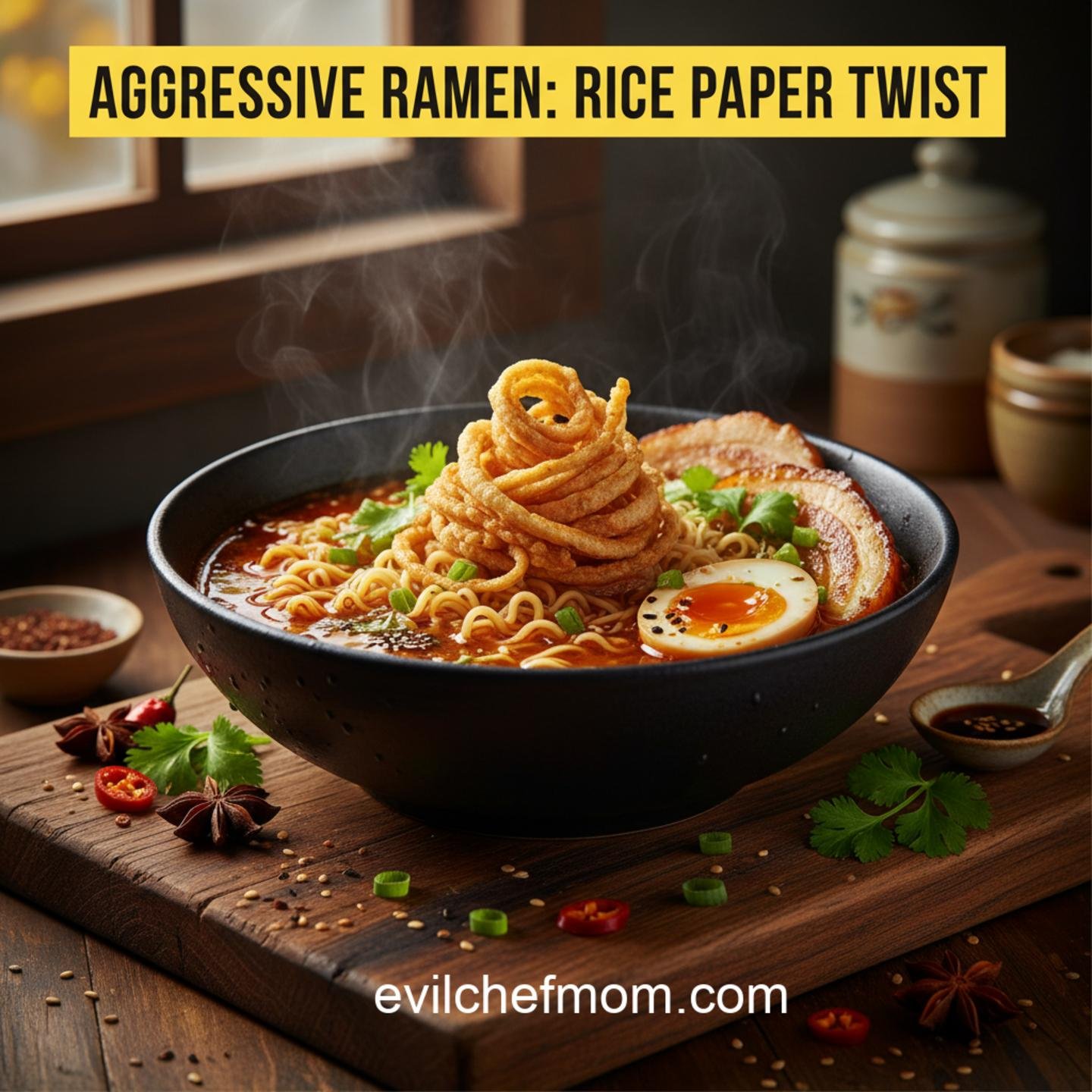 Aggressive Ramen: Rice Paper Twist