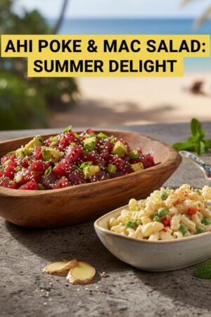 Ahi Poke & Mac Salad: Summer Delight