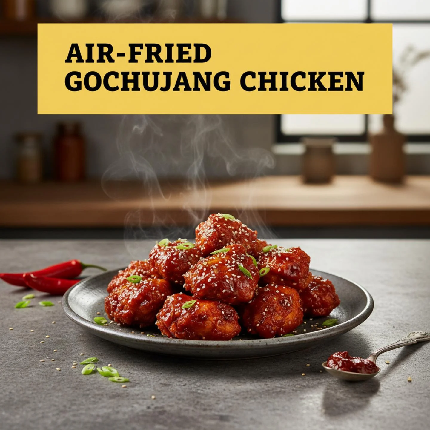 Air-Fried Gochujang Chicken