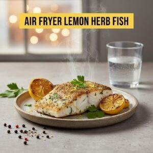 Air Fryer Lemon Herb Fish