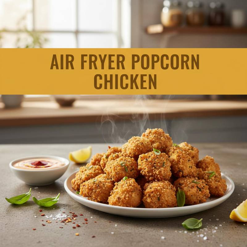 Air Fryer Popcorn Chicken
