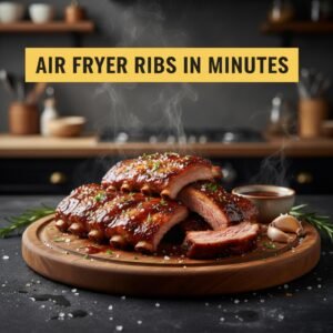 Air Fryer Ribs in Minutes