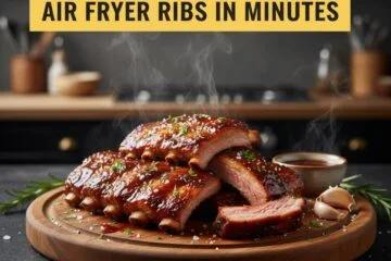 Air Fryer Ribs in Minutes
