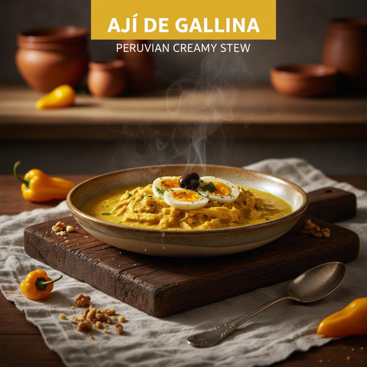 Aji de Gallina: Peruvian Creamy Stew