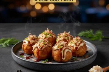Alaska Cod Takoyaki: A Seafood Twist