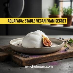 Aquafaba: Stable Vegan Foam Secret
