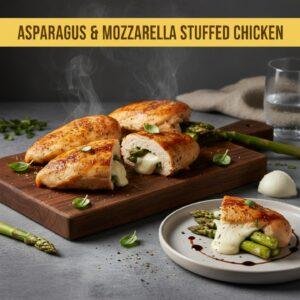 Asparagus & Mozzarella Stuffed Chicken
