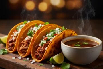 Authentic Birria Tacos with Consommé