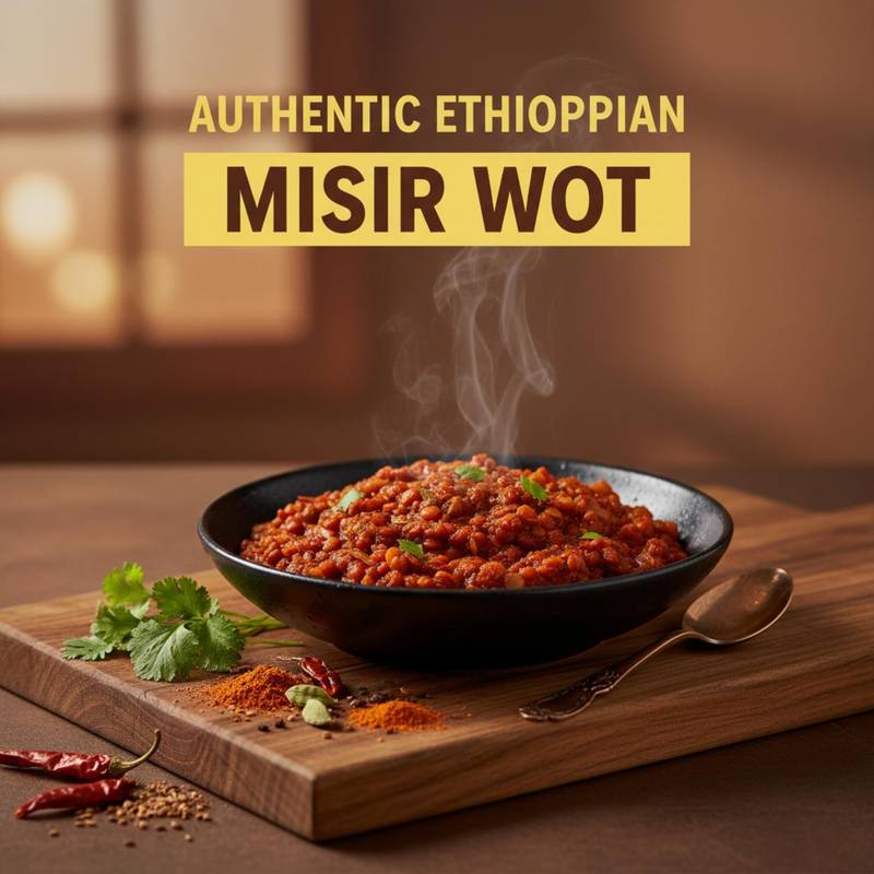 Authentic Ethiopian Misir Wot