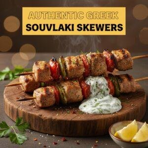 Authentic Greek Souvlaki Skewers