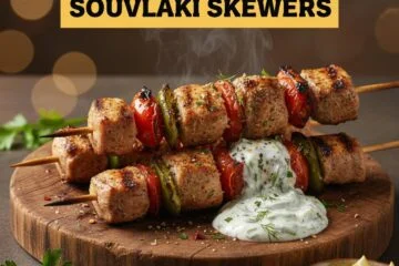 Authentic Greek Souvlaki Skewers