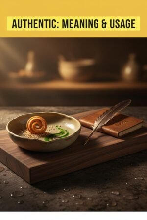 Authentic: Meaning & Usage