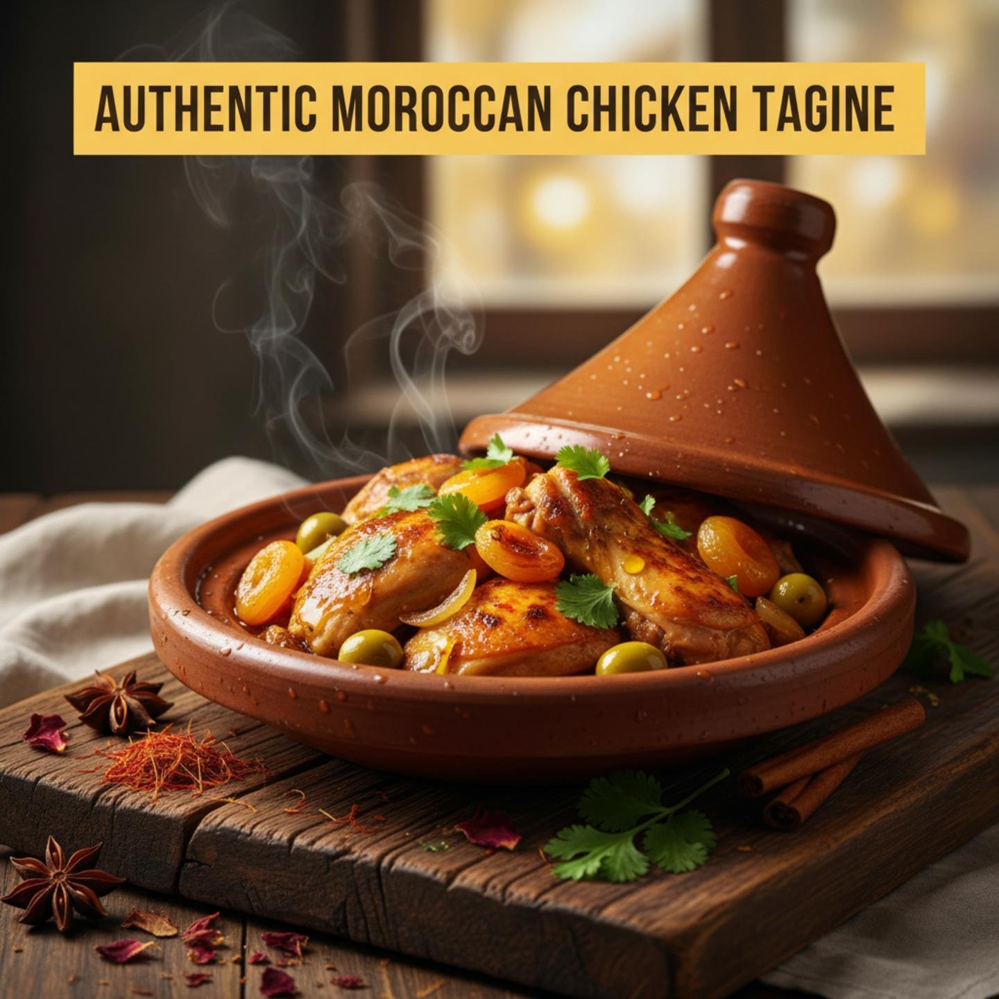 Authentic Moroccan Chicken Tagine