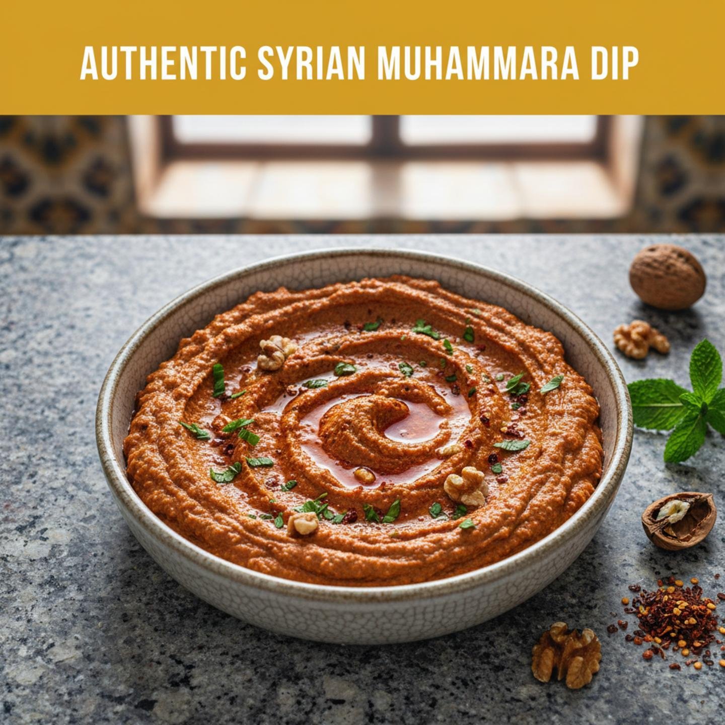 Authentic Syrian Muhammara Dip