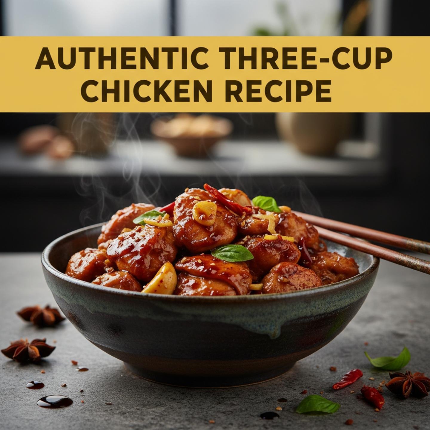 Authentic Three-Cup Chicken Recipe
