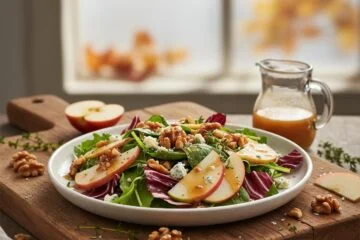 Autumn Apple Walnut Salad