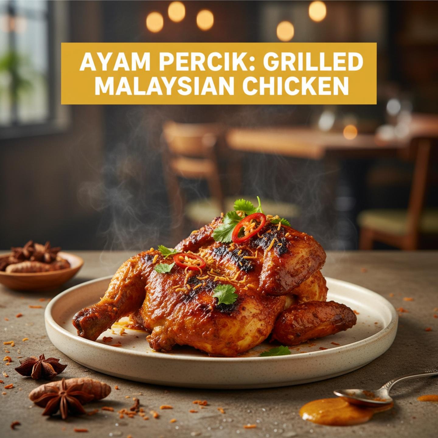 Ayam Percik: Grilled Malaysian Chicken